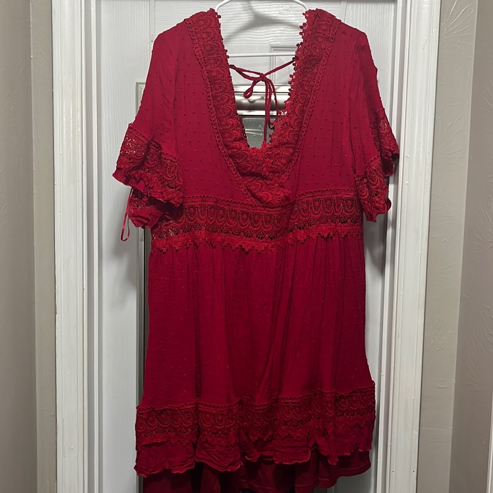Red dress
